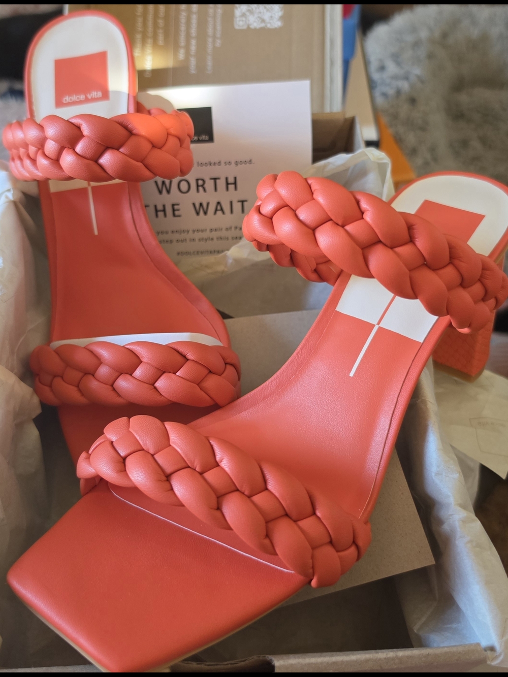 Dolce Vita Women's Coral Braided Slide Sandals